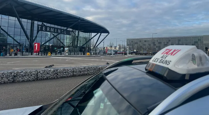 chauffeur taxi service transfert aeroport aix les bains